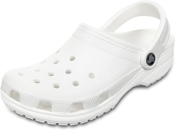 White Color Crokcs Unisex Adult Classic Clog