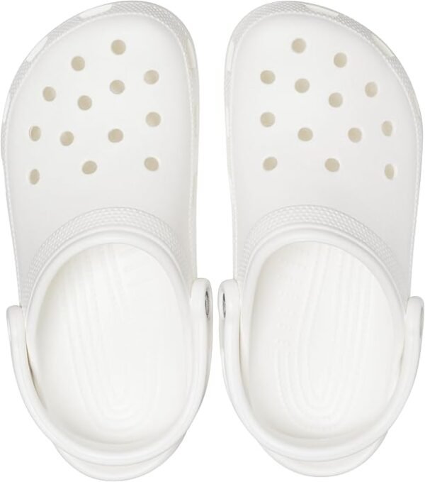 White Color Crokcs Unisex Adult Classic Clog - Image 3