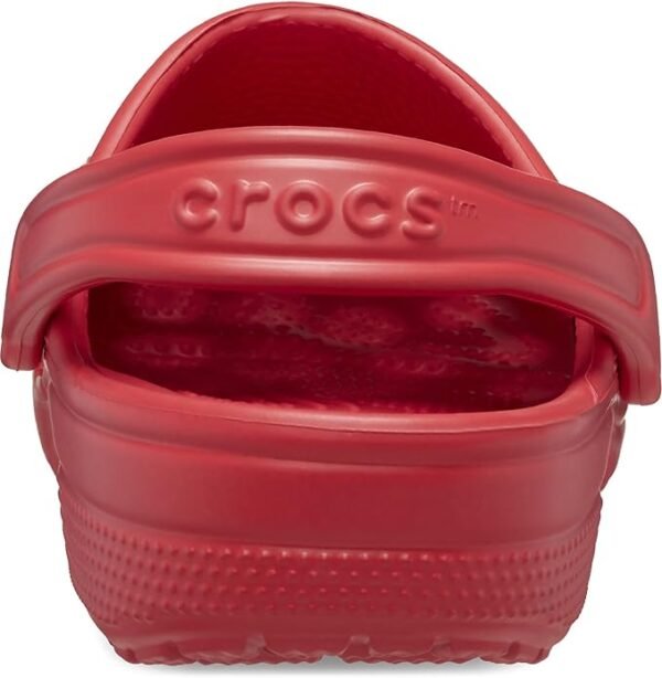 Varsity Red Color Crokcs Unisex Adult Classic Clog - Image 3