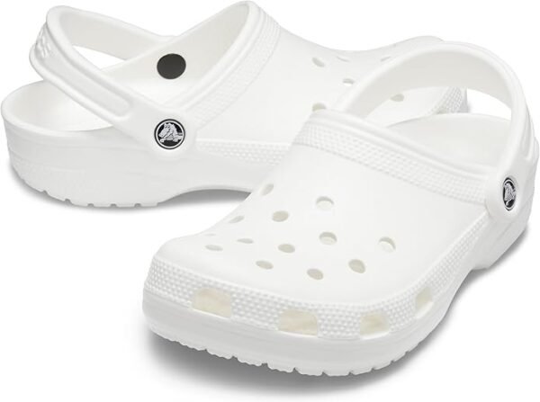 White Color Crokcs Unisex Adult Classic Clog - Image 5